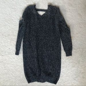 Charlotte Russe Gray Sweater Dress